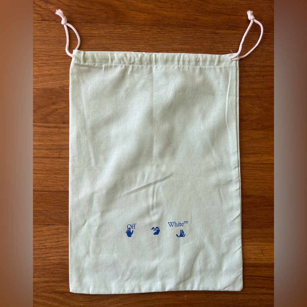 Off White Dust Bag Storage Cover Bag Drawstring
Mint Green 15" x 11" New